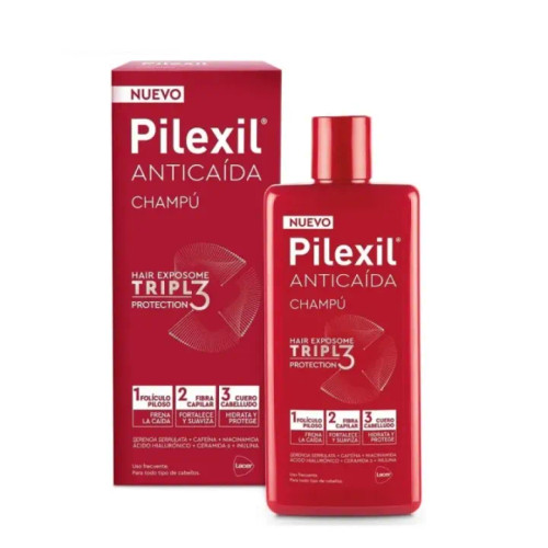 Pilexil Champú Anticaída Triple Protection 450 ml