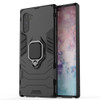 PC + TPU Shockproof Protective Case with Magnetic Ring Holder for Galaxy Note10(Black)