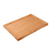 Bamboo Right Angle Tea Tray Tea Table, Size: 22x14cm
