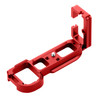 PULUZ 1/4 inch Vertical Shoot Quick Release L Plate Bracket Base Holder for Sony A7R / A7 / A7S / A7R2 / A7S2(Red)