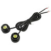 2x 1.5W Waterproof Eagle Eye Light White LED Light for Vehicles, Cable Length: 65cm