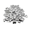 100 PCS / Pack 3.5cm Wedding Supplies Love Hand Throw Flower Wedding Room Decoration Simulation Fake Petals(Silver)