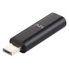12V Type-C / USB-C Female to PD Aluminium Alloy Adapter for Asus (Black)