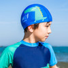 Original Xiaomi Children Printing Anti-sunburn Swimming Cap (Blue)