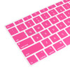 ENKAY Hat-prince US Version of The Notebook Ultra-thin  Silicone Color Keyboard Protective Cover for MacBook Air 13.3 inch A1932 (2018) (Pink)