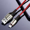 TOTUDESIGN BL-002 Bright Sereis 3A USB to 8 Pin Fast Charging Data Sync Cable, Length: 1.2m(Red)