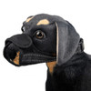 DOTON Dog Breathable Mouth Cover Anti-Barking Anti-Bite & Anti-Eating Pet Mask, Specification: L(Black)