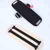 Surfing Ski Balance Board Roller Wooden Yoga Board, Specification: 06B Black Sand With Handle