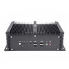 HYSTOU P12-I5-8250U Fanless Mini PC Intel Core i5-8250U Processor Quad Core up to 1.6GHz, RAM: 4G, ROM: 128G, Support Win 7 / 8 / 10 / Linux(Black)