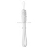 ROCK S3 USB to 8 Pin Portable Charging Data Cable with Keychain, Length: 14cm(White)