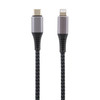 1m USB-C / Type-C to 8 Pin Nylon Braided Data Sync Fast Charging Cable