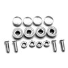 10 Sets Anti-theft Screws Car License Plate Bolts Frame Screws