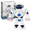 Electric Hyun Dance Robot LED Light Music Children's Educational Toys(White)