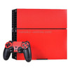 Carbon Fiber Texture Decal Stickers for PS4 Game Console(Red)