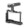 YELANGU C24 Video Camera Cage Stabilizer Kit with Handle for Sony Alpha 7C / A7C / ILCE-7C (Black)