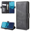 For Huawei P40 Dual-side Magnetic Buckle Horizontal Flip PU Leather Case with Holder & Card Slots & Wallet(Black)