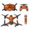 Sunnylife 4 in 1 PVC Anti-Scratch Decal Skin Wrap Stickers Kits for DJI FPV Drone & Goggles V2 & Remote Control & Rocker(Aurora Orange)