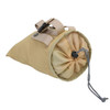 Fruit Picking Storage Bag Outdoor Folding Small Waist Bag(Khaki)