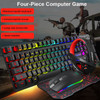 FOREV FV-Q809 Keyboard + Mouse + Mouse Pad + Headset Four-Piece Set for Office, Game