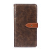 For Alcatel 3X (2019) idewei Crocodile Texture Horizontal Flip Leather Case with Holder & Card Slots & Wallet(Coffee)
