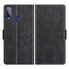 For Alcatel 1L 2021 Dual-side Magnetic Buckle Horizontal Flip Leather Case with Holder & Card Slots & Wallet(Black)