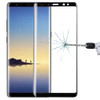 For Galaxy Note 8 0.3mm 9H Surface Hardness 3D Curved Silk-screen Full Screen Tempered Glass Screen Protector(Black)