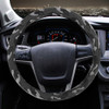 Universal Car Camouflage Silicon Steering Wheel Cover, Diameter: 38cm (Black)