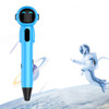 Astronaut 3D Printing Pen Low Temperature Intelligent Wireless Stereo Graffiti Painting Children 3D Brush, Battery Capacity:1000 mAH(Blue)