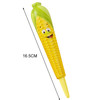 5 PCS Vent Pressure Relief Pen Gel Pen For Students Cute Soft Pinch Pen(Corn)