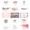200 PCS Coated Paper Thank You Card Gift Card Packaging English Card(Q11)