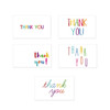 200 PCS Coated Paper Thank You Card Gift Card Packaging English Card(Q28)