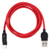 Magnetic Suction Head USB-C / Type-C to USB Nylon Braided Charging Data Cable, Length: 1m
