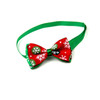 5 PCS Christmas Holiday Pet Cat Dog Collar Bow Tie Adjustable Neck Strap Cat Dog Grooming Accessories Pet Product(1)
