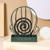 Home Wrought Iron Cactus Mosquito Coils Can Be Hung with Creative Mosquito Coils Indoors(Green)