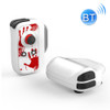 D2 Universal Bluetooth 5.0 Gamepad with 3D Joystick(Ivory White)