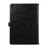 Crazy Horse Texture Horizontal Flip Leather Tablet Case with Buckle & Holder & Card Slots & Wallet & Photo Frame For iPad 10.2 2021 2020 2019 / 10.5(Black)