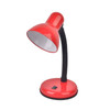 Vintage Iron LED Desk Lamp Push Button Switch Eye Protection Reading Led Light Table Lamps(Red)