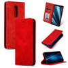 Retro Skin Feel Business Magnetic Horizontal Flip Leather Case for Sony Xperia 1 & Xperia XZ4(Red)