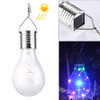 IP55 Waterproof LED Solar Energy Copper Wire Bulb, 5 LEDs Environment Friendly Hanging Lamp with Solar Panel(Colorful Light)