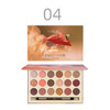 Eyeshadow Palette 18-color Matte Pearlescent Powder Earth Color Waterproof Durable Three-dimensional Eye Shadow(04#Dreamer)