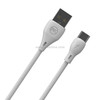 WK WDC-072 1m 2.1A Output Full Speed Series USB to USB-C / Type-C Data Sync Charging Cable (White)