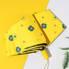 Student Vinyl Sunscreen Small Fresh Umbrella Folding Automatic Umbrella, Style:Self-opening(Yellow )