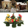 3 PCS Mini Christmas Trees Xmas Decorations, Size: 20 * 18cm