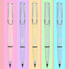 5 PCS No Ink No Need To Sharpen Drawing Sketch Pen Not Easy To Break Erasable HB Writing Pencil(Pink)