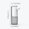 Smart Induction USB Rechargeable Foam Hand Washer Automatic Foam Soap Dispenser, Capacity: 450ml, Foam Version(Grey)