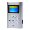 Portable TF (Micro SD) Card Slot MP3 Player with LCD Screen(Silver)