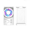 JS37 Three-speed Adjustable Temperature Intelligent Induction Semiconductor Cooling Mobile Phone Radiator(White)