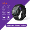 Mibro Air 1.3 inch TFT Color Touch Screen Smart Watch, IP68 Waterproof with Silicone Watchband, Support 12 Sport Modes / Heart Rate Monitoring / Sleep Monitor(Black)