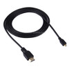 1.5m Micro HDMI to HDMI 19 Pin Cable, 1.4 Version, Support 3D