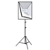 PULUZ Softbox Lighting Kit 2 PCS 50x70cm Professional Photo Studio Photography Light Equipment with 8 x E27 20W E27 Socket Bulb Photography Lighting Kit for Filming Portrait Shooting / Fashion Advertising Photography(US Plug)